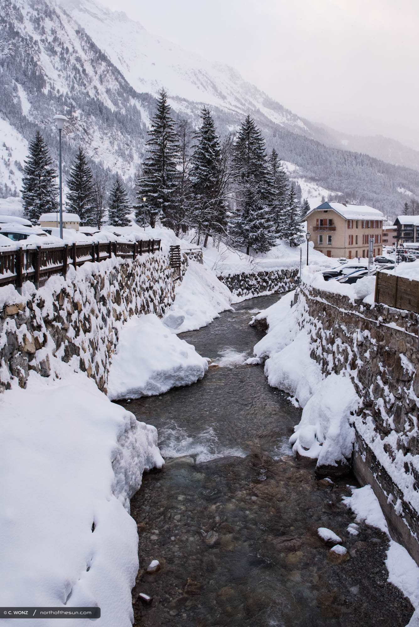 Pralognan-la-Vanoise, Winter, Snow, Mountains