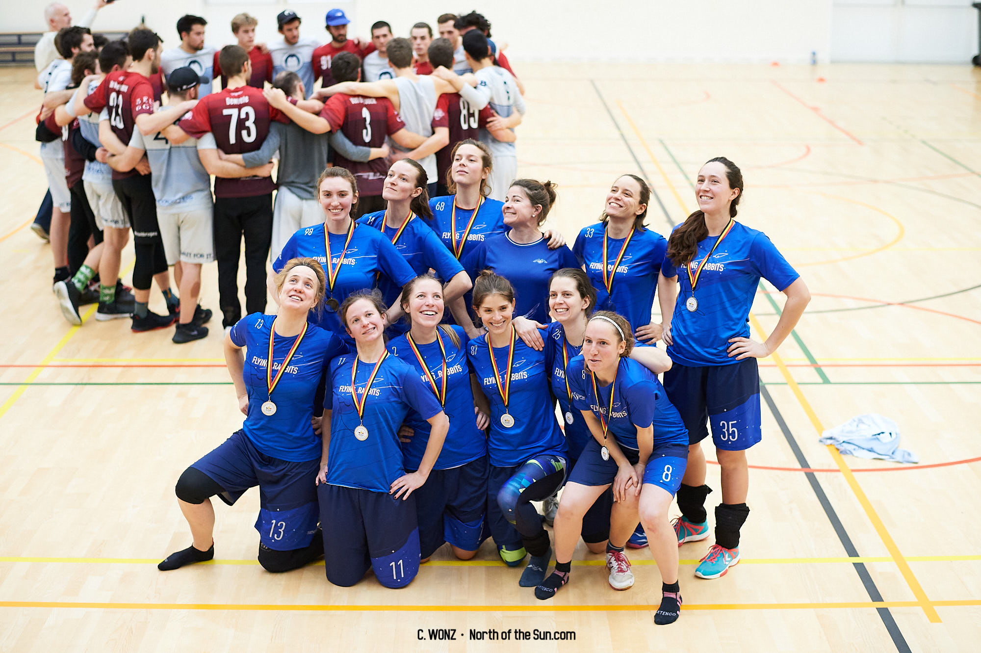 Belgian Ultimate Indoor Championships Playoffs 2020 (Open and Women) by northofthesun.com